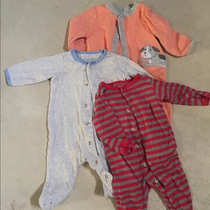 Carter’s 3 pc sleepers